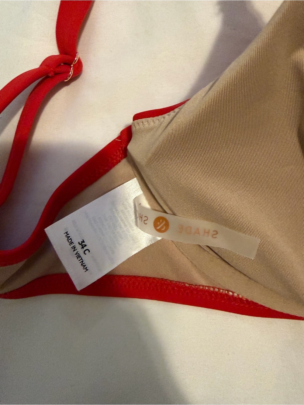 Shade & Shore Red Ruffle Two-Piece Bikini - Picture 2 of 3